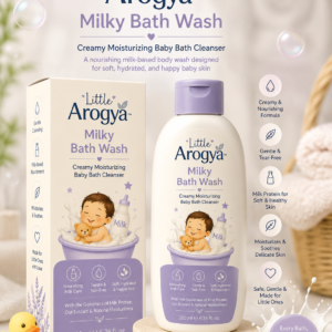 Milky Bath Wash Creamy Moisturizing Baby Bath Cleanser